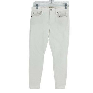 Gap 1969 Jeans Women's 28 True Skinny White Denim White Stretch Denim Ca…